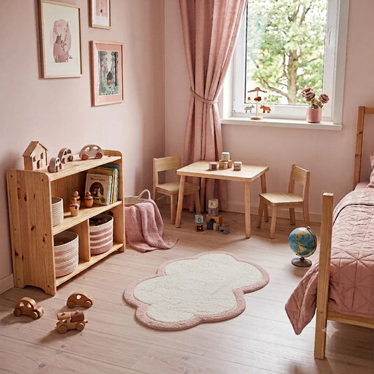 Tapete infantil de 110 cm de pérola