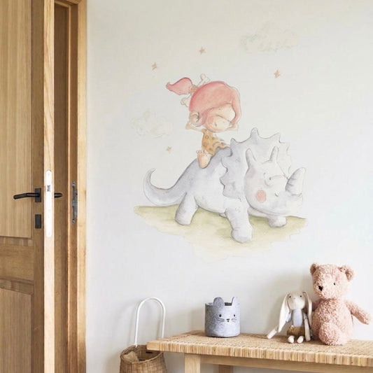 Vinilo Decorativo Infantil Dinosaurio PECA & TRICE