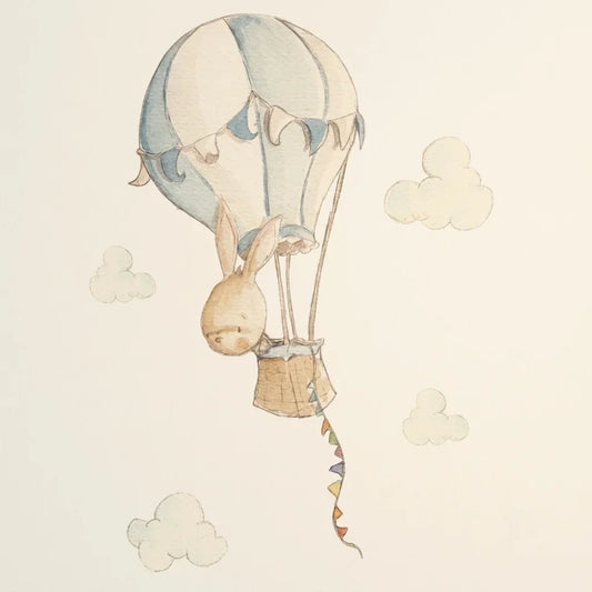 Vinilo Decorativo Infantil RABBIT IN BALLOON