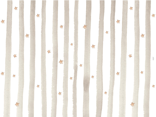 ALFOMBRA VINÍLICA | RAYAS & ESTRELLAS 120x160