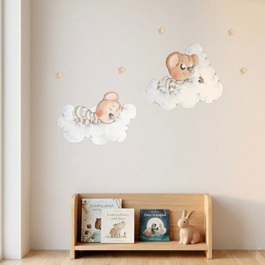 VINILO INFANTIL I OSITOS ENTRE NUBES