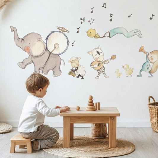 VINILO INFANTIL I BANDA MUSICAL ELEFANTE