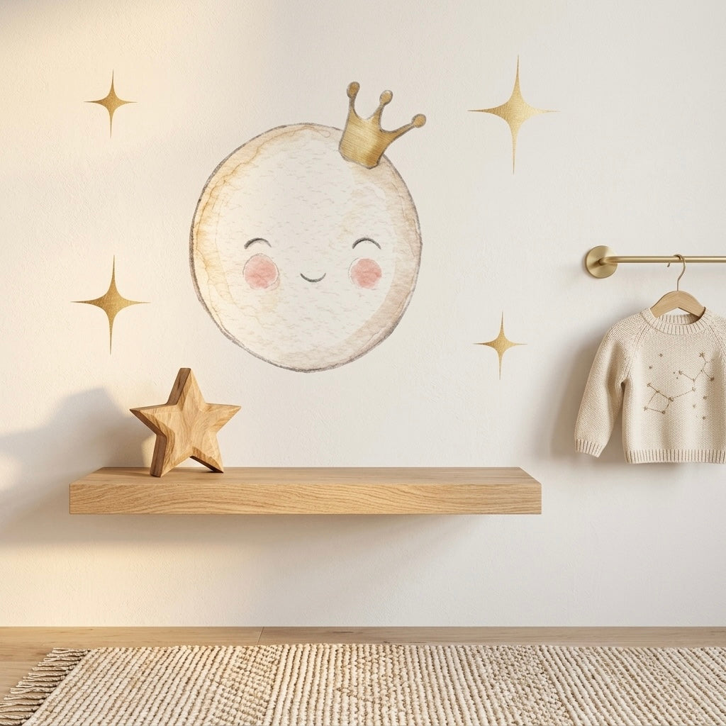 VINILO INFANTIL"Small" MOON I LUNA