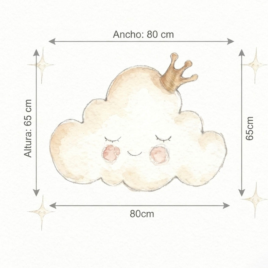 VINILO INFANTIL "Small" CLOUD I NUBE