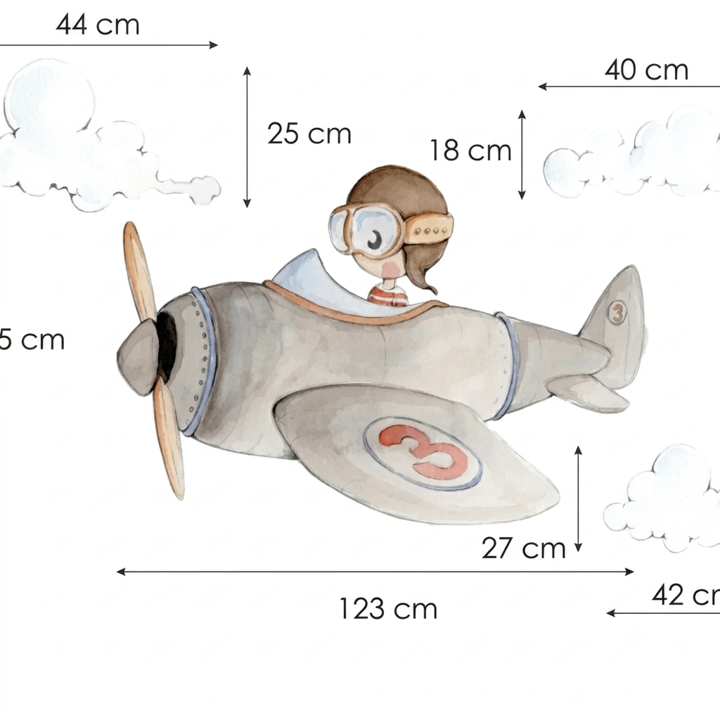 VINILO INFANTIL I CUCO AVIADOR