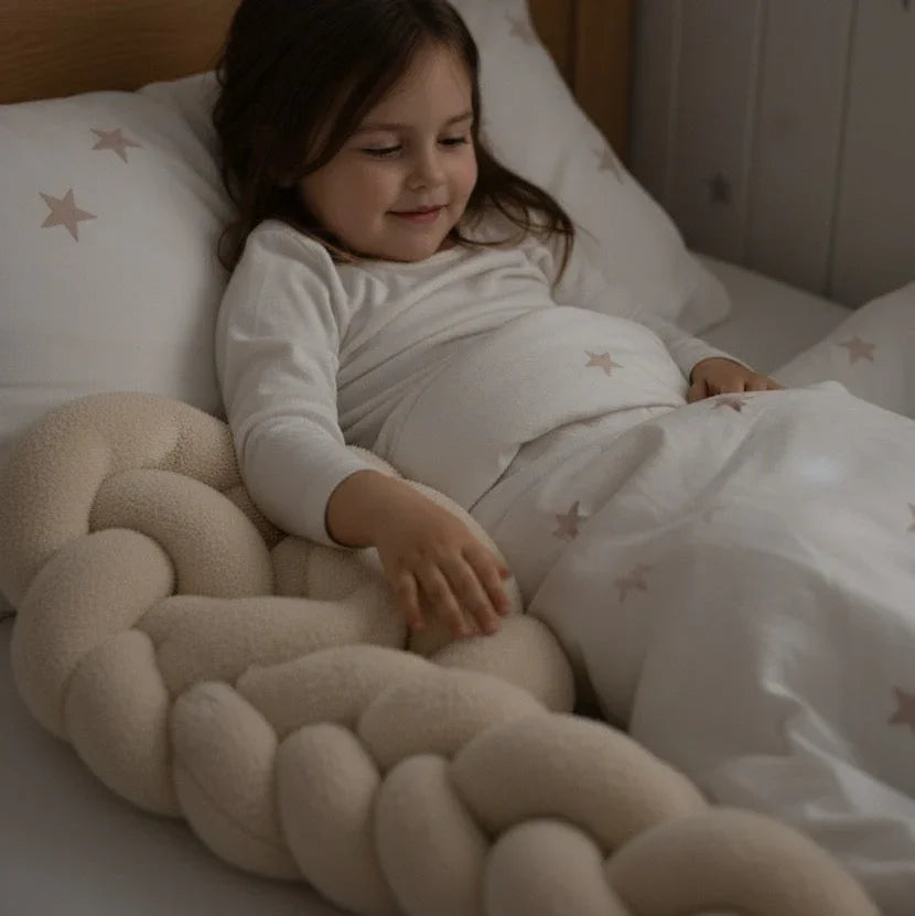 Trenza Protector de cama 210cm TEDDY