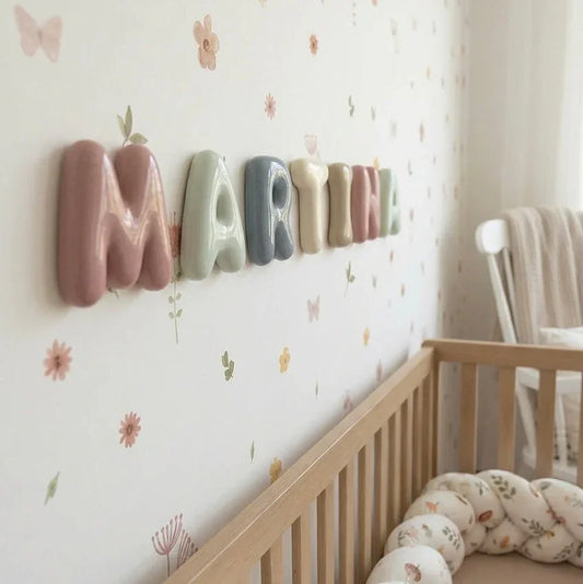 LETRAS BURBUJA | PINTADAS A MANO