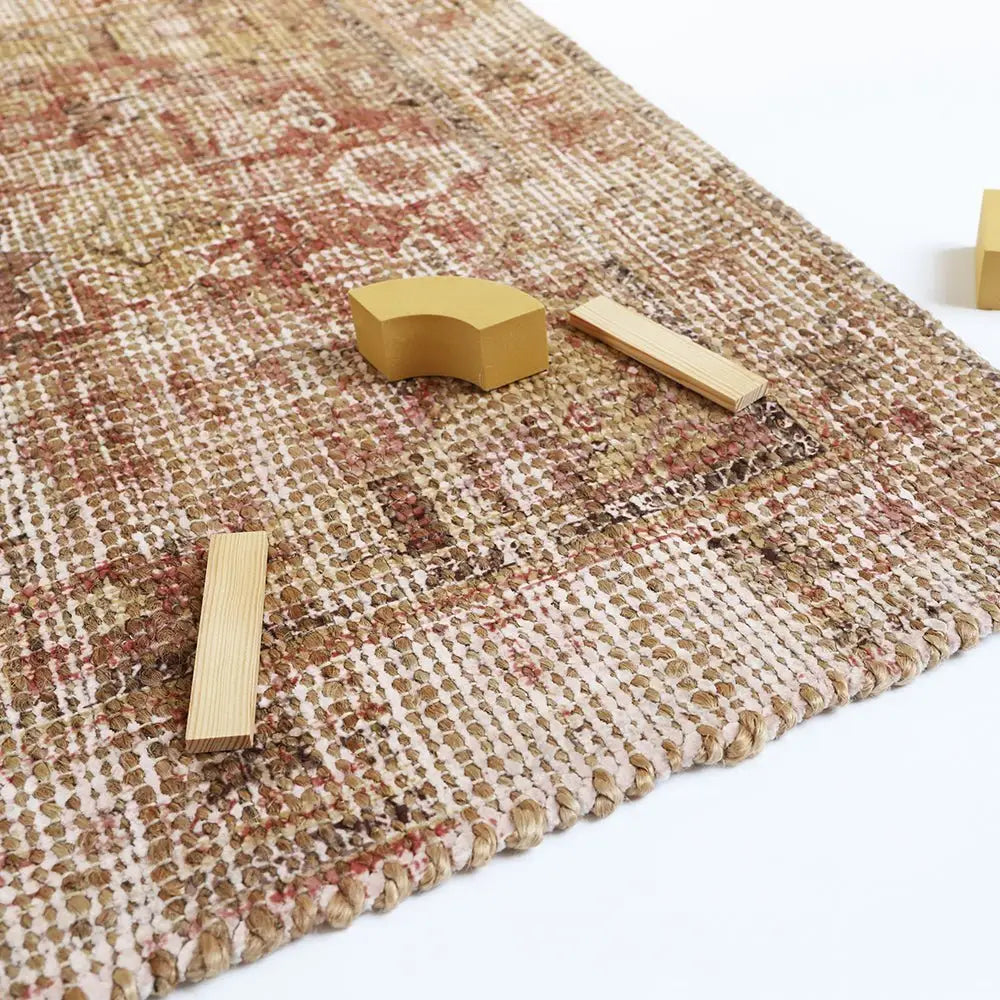 Tapis persan jute & coton POOLA - Sueños de Cigueña