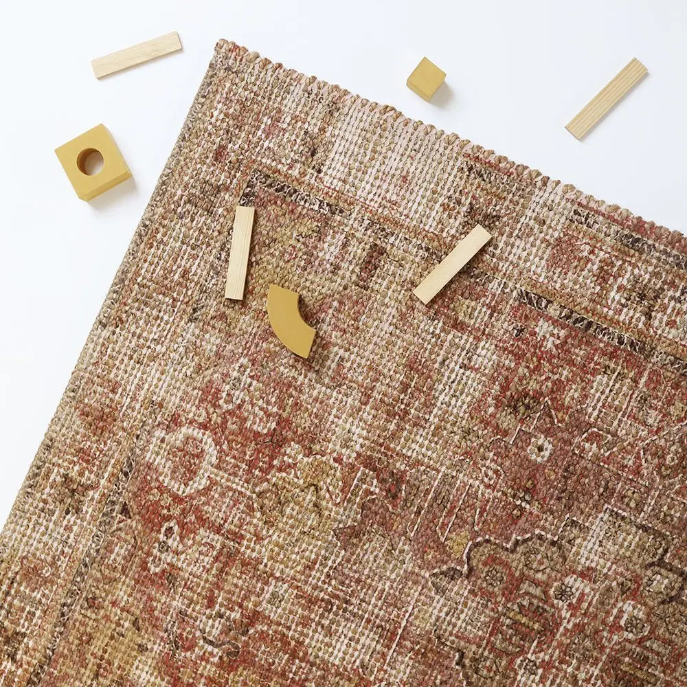 Tapis persan jute & coton POOLA - Sueños de Cigueña