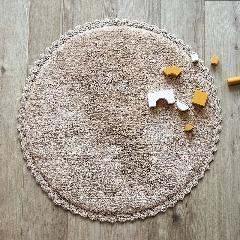 Alfombra Infantil 110 cm PERLA NUDE - Sueños de Cigueña
