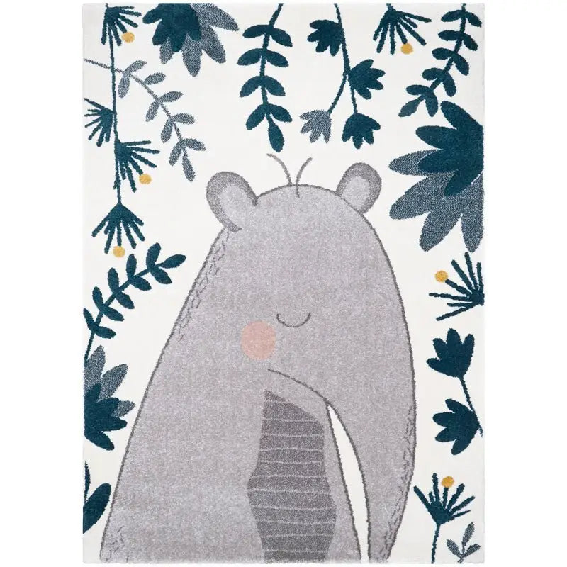 Tapis chambre enfant tamanoir BORIS - Sueños de Cigueña