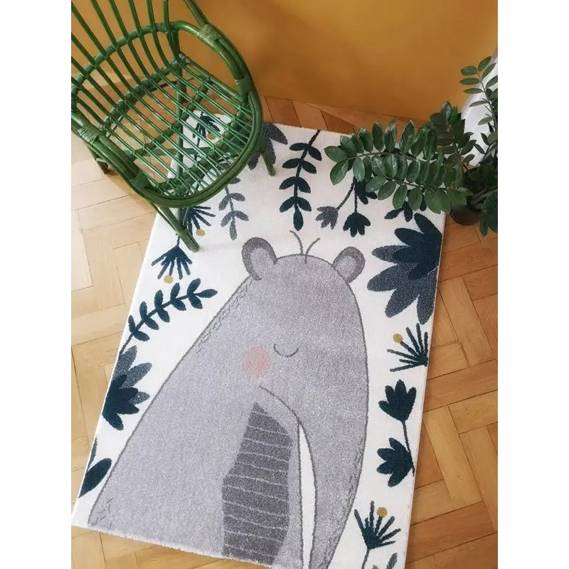 Tapis chambre enfant tamanoir BORIS - Sueños de Cigueña