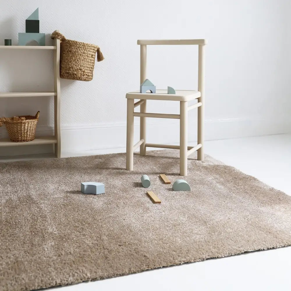 Tapis lavable en machine uni ETICO SABLE S - Sueños de Cigueña