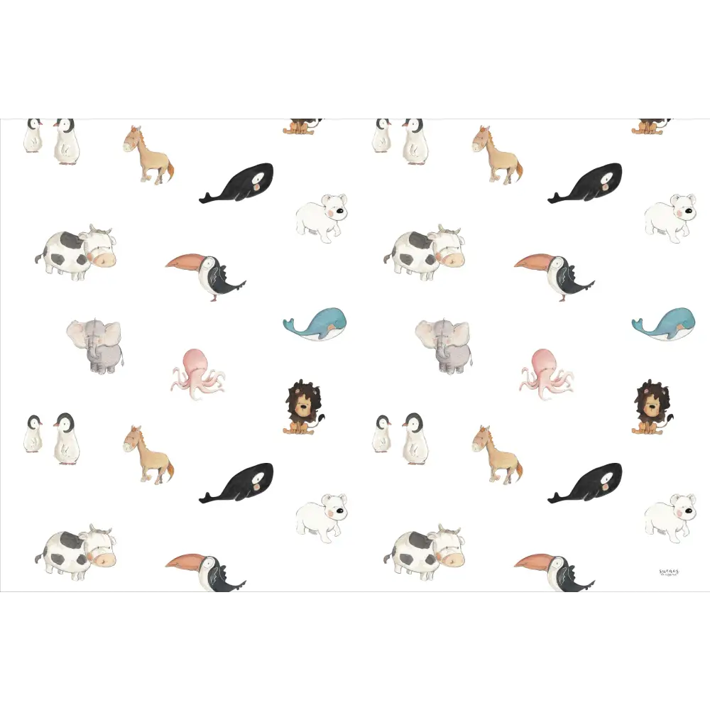 Alfombra Vinilica 120x160 SDC ANIMALS - Alfombra