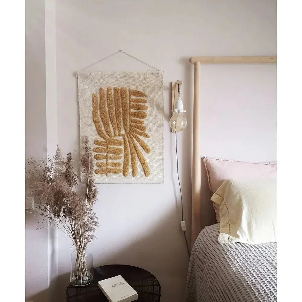 Deco mural MINERVA JAUNE - Sueños de Cigueña