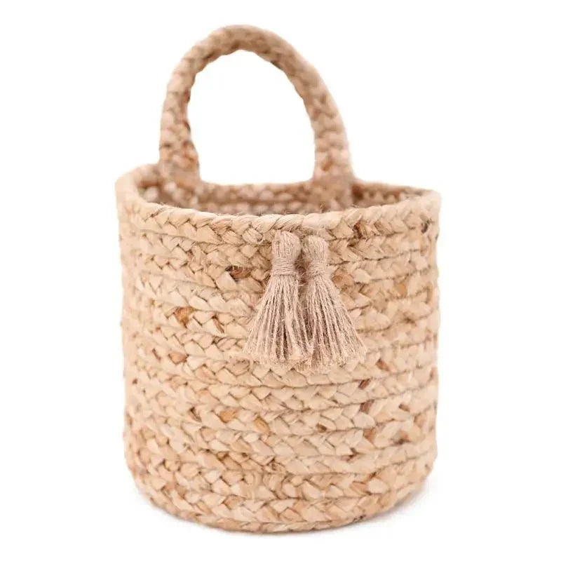 Cesta de almacenamiento de yute colgante OSLO - Sueños de Cigueña