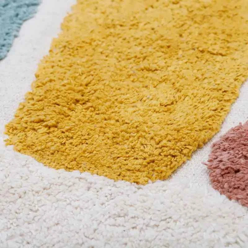 Alfombra Infantil 110 cm RAINBOW Algodón Lavable en lavadora - Sueños de Cigueña