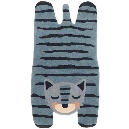 Alfombra Infantil 125 cm BLUE TIGER - Sueños de Cigueña