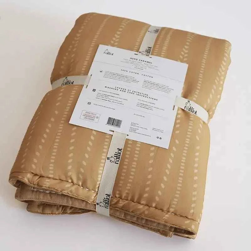 Alfombra multiusos de algodón para bebé Mostaza - Sueños de Cigueña