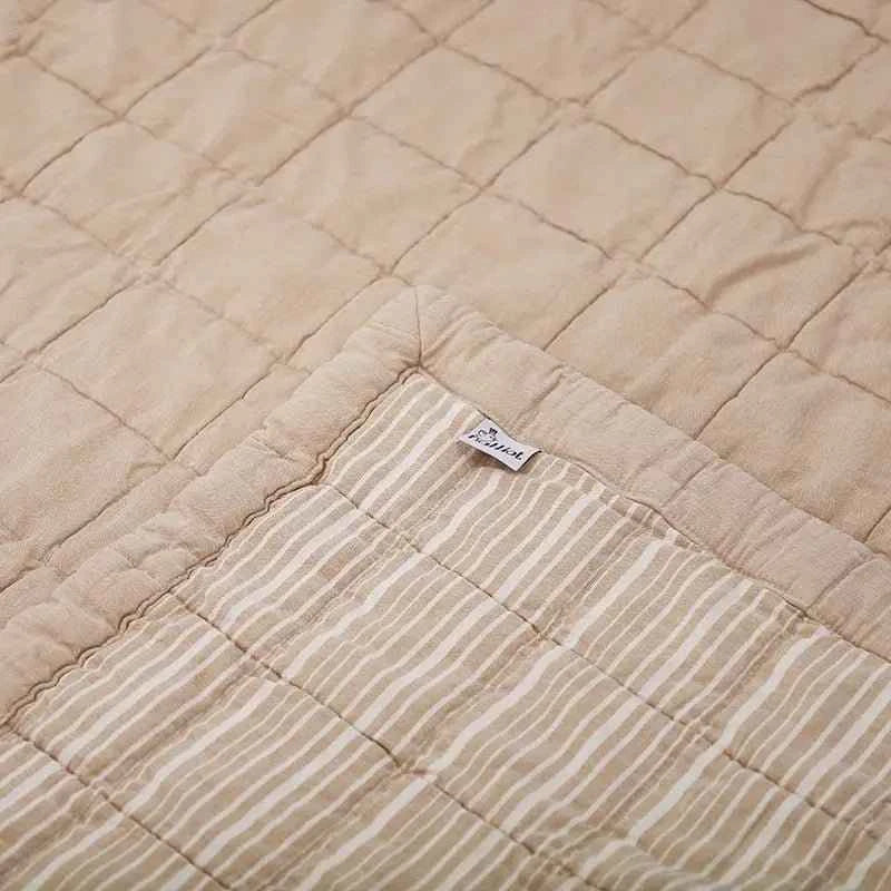 Alfombra de Descanso para bebé reversible ANNA TERRACOTA 100 x 140 cm - Sueños de Cigueña