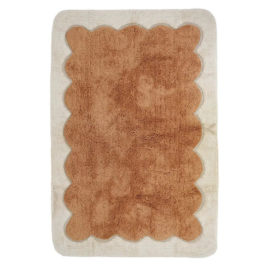 Alfombra infantil de diseño galleta Alfonsina "tostada" 100x150cm - Sueños de Cigueña