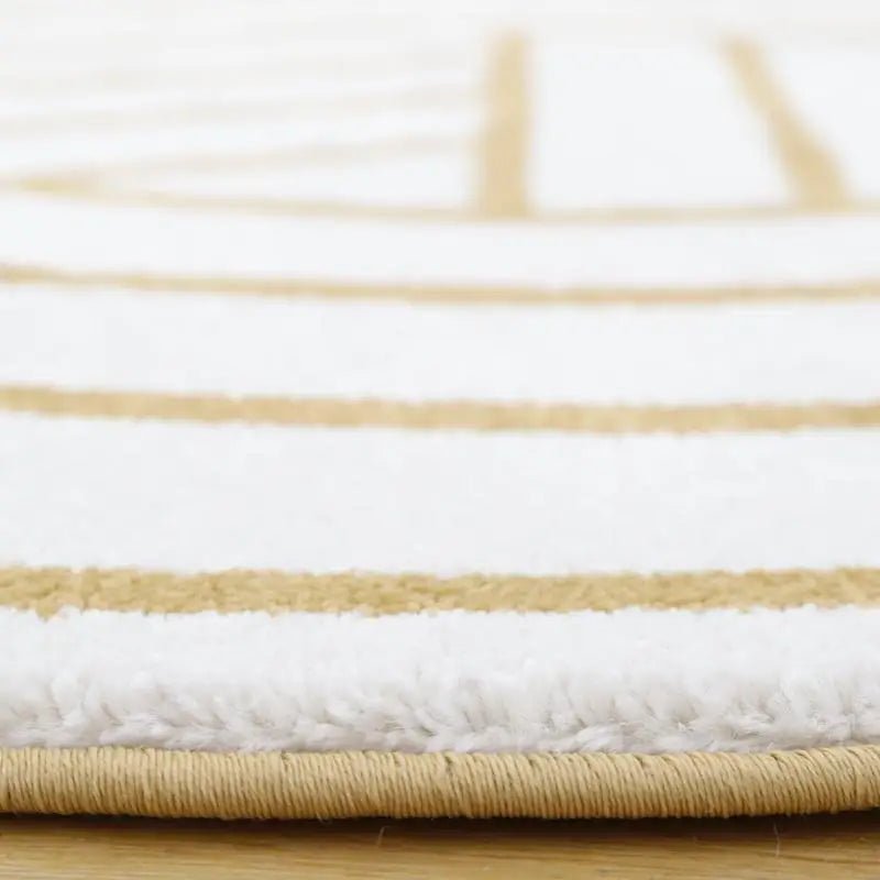 Alfombra redonda geometrica LUISA M 140cm - Sueños de Cigueña