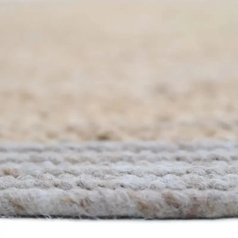 YHUKI TAUPE S Alfombra Jute y Lana - Sueños de Cigueña