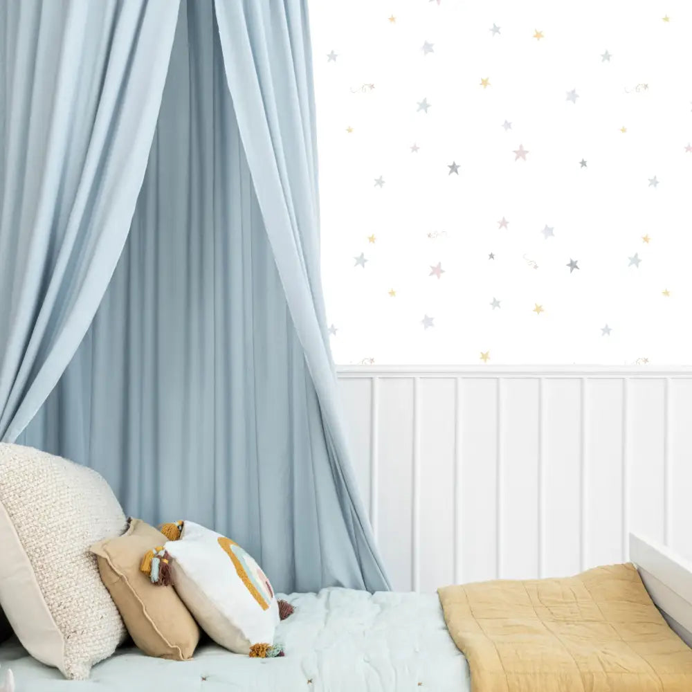 Papel Pintado ESTRELLAS ACUARELA tonos pastel Papel Pintado JUNGLA SDC-UV-003 - Sueños de Cigueña 82 € Papel Pintado