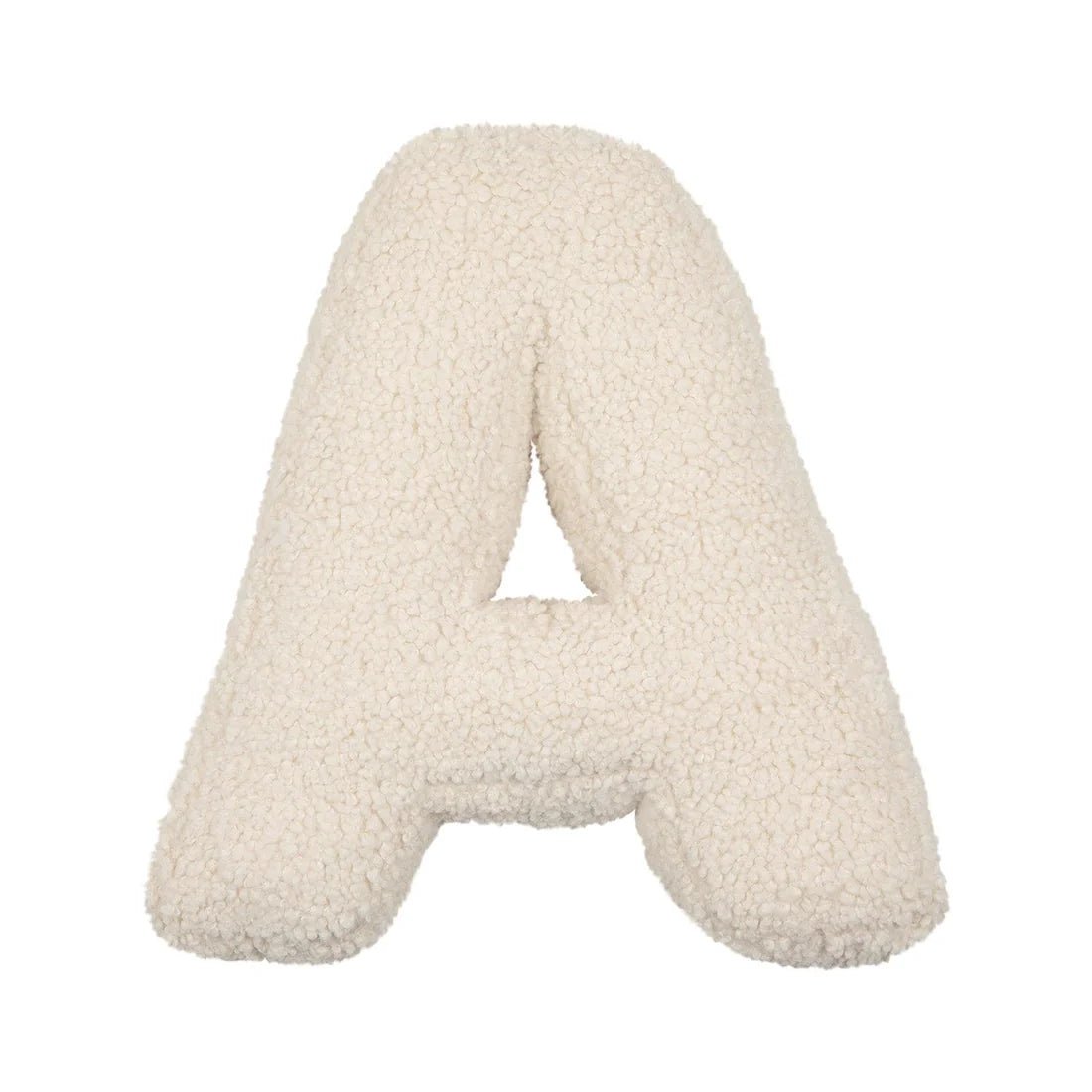 Cojín Letra Inicial Bouclé: Personaliza tu Espacio con Estilo - Sueños de Cigueña
