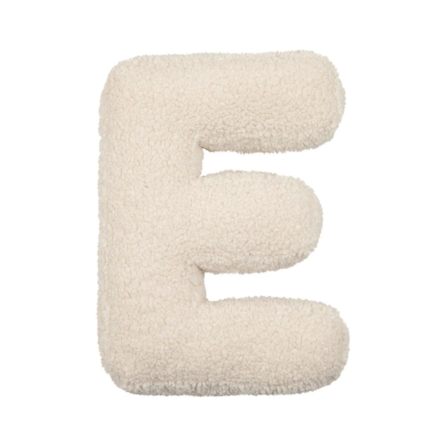 Cojín Letra Inicial Bouclé: Personaliza tu Espacio con Estilo - Sueños de Cigueña