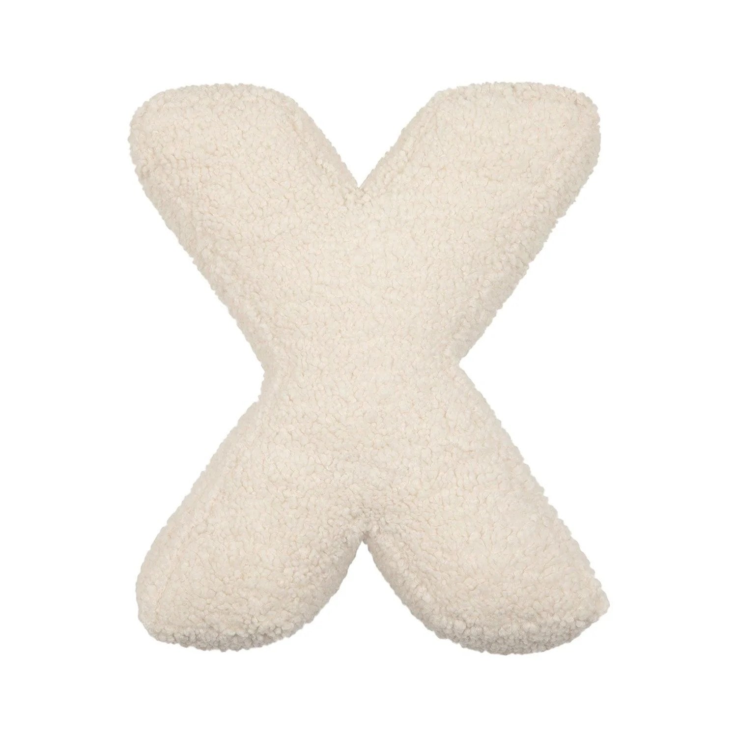Cojín Letra Inicial Bouclé: Personaliza tu Espacio con Estilo - Sueños de Cigueña