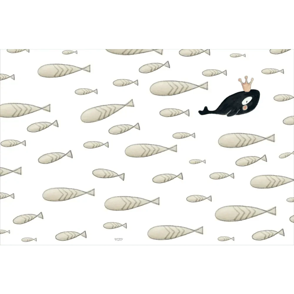 Alfombra Vinilica 120x160 SDC BALLENA - Sueños de Cigueña