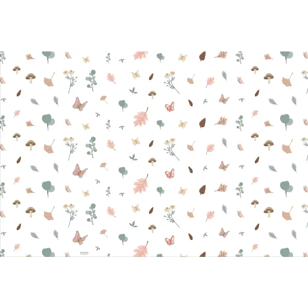 Alfombra Vinilica 120x160 SDC FLOWERS - Sueños de Cigueña