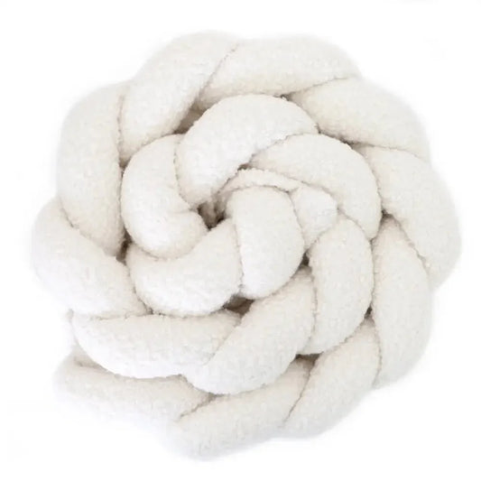 Trenza Protectora de Cuna y cama 200cm BOUCLE BLANCO - Sueños de Cigueña