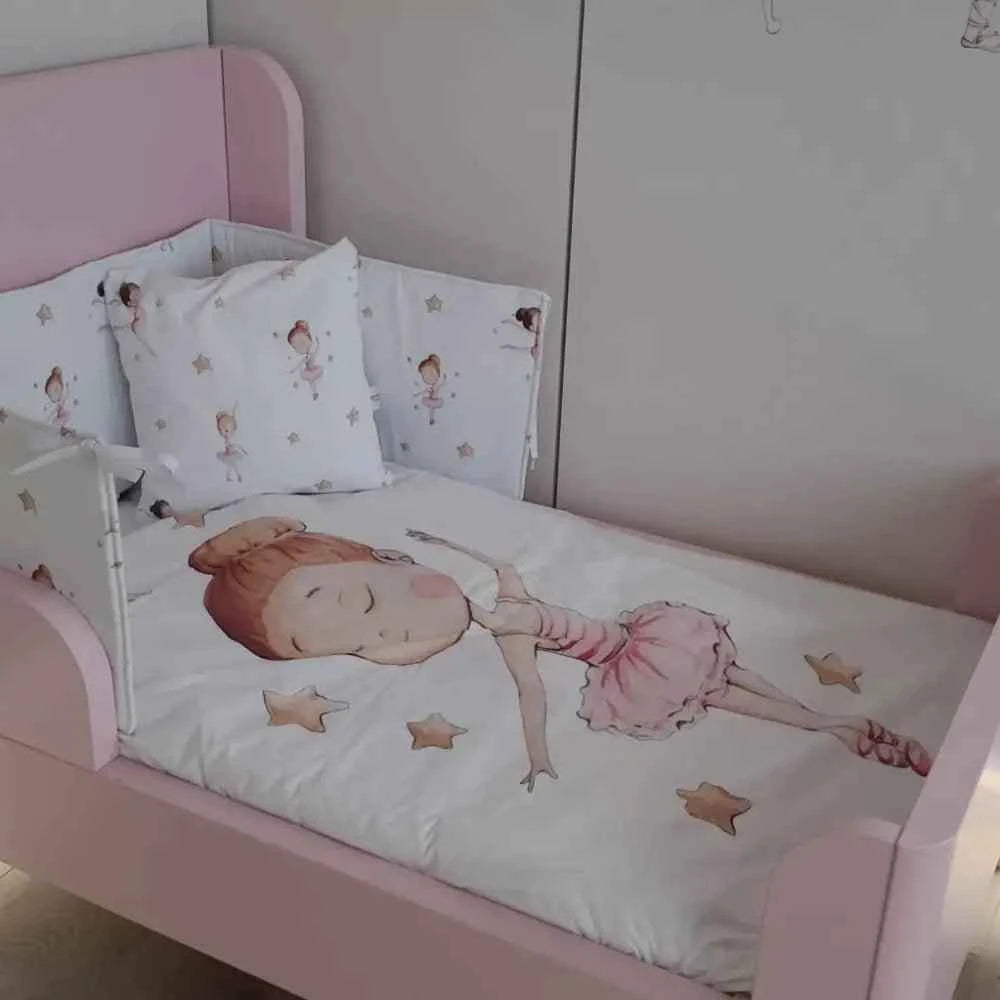 Funda Nordica para CUNA Bailarinas - SUEÑOS DE CIGUEÑA - Sueños de Cigueña