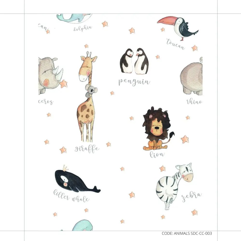 Papel Pintado ANIMALS SDC-CC-003 - Sueños de Cigueña