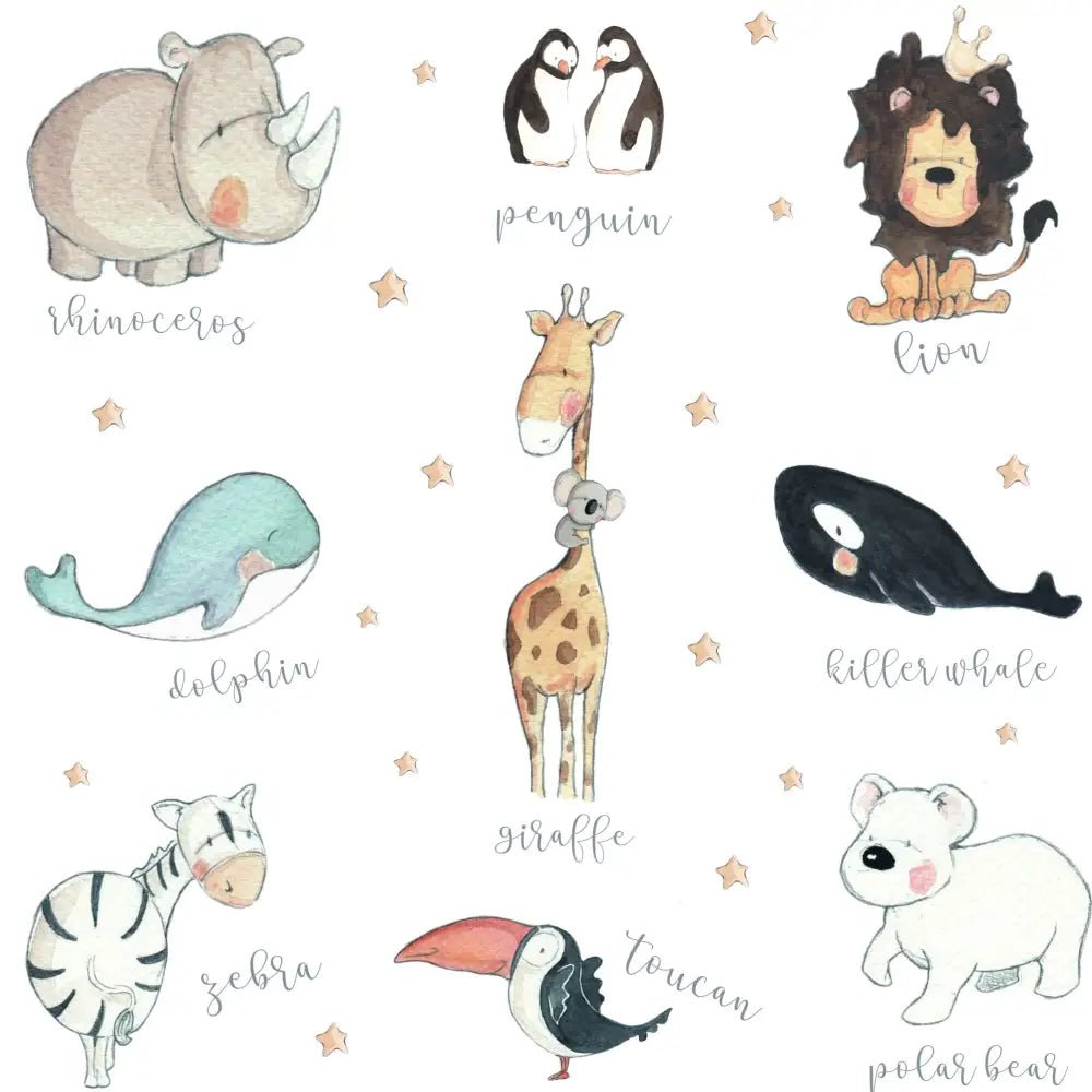 Papel Pintado ANIMALS SDC-CC-003 - Sueños de Cigueña