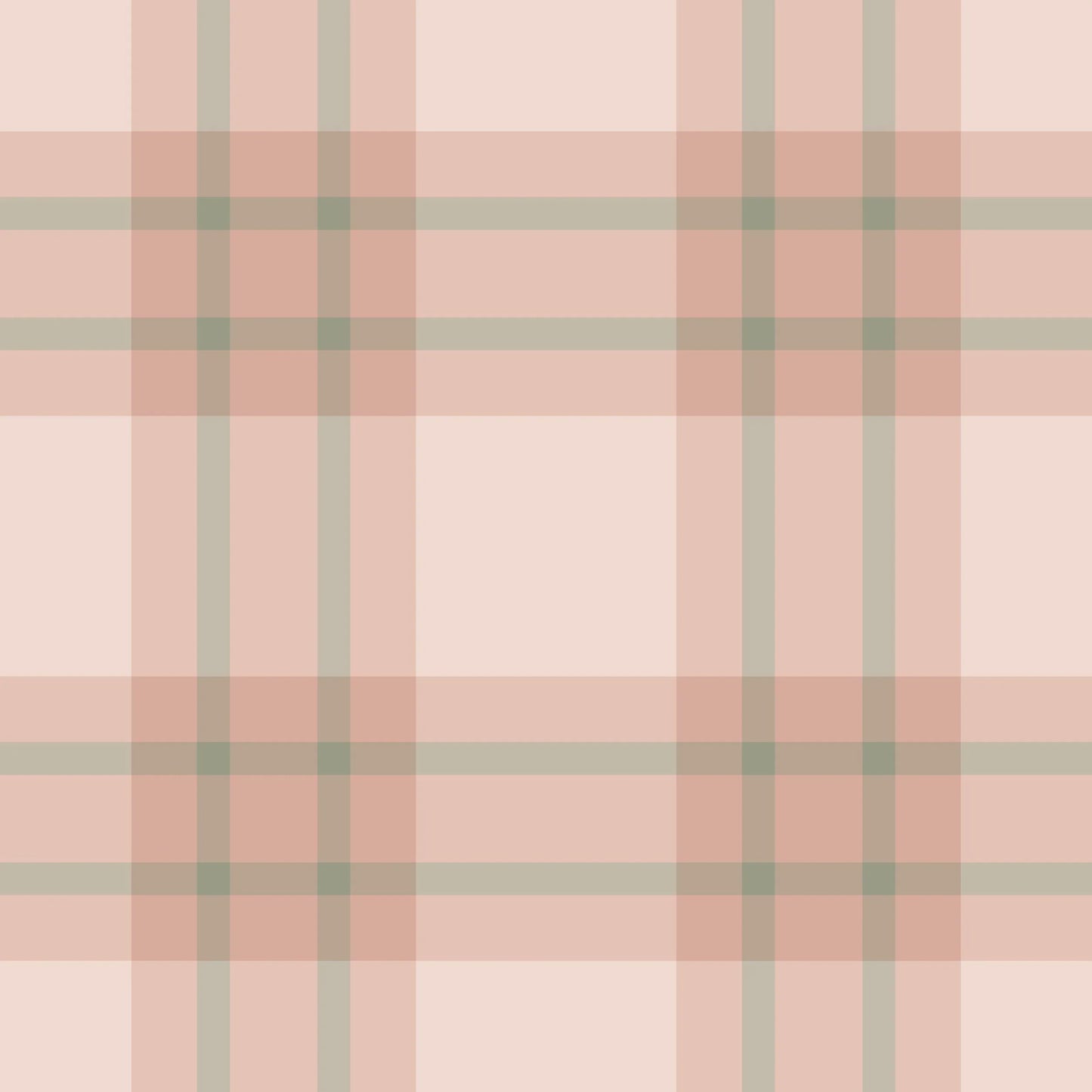 Papel Pintado Cuadro SDC-CC-002 Escoces Rosa & Verde - Sueños de Cigueña