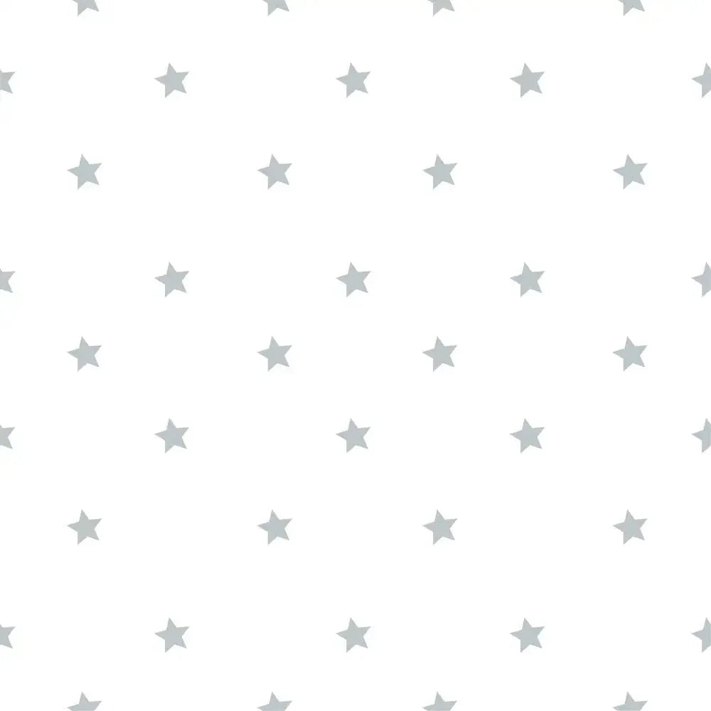 Papel Pintado ESTRELLAS Azul empolvado - Sueños de Cigueña