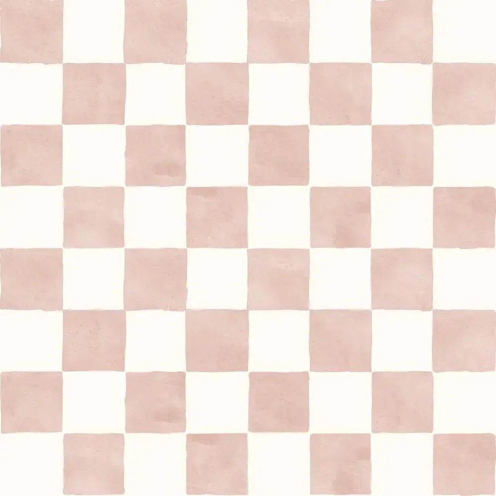 Papel Pintado Infantil "Damas" Acuarela Rosé - Sueños de Cigueña