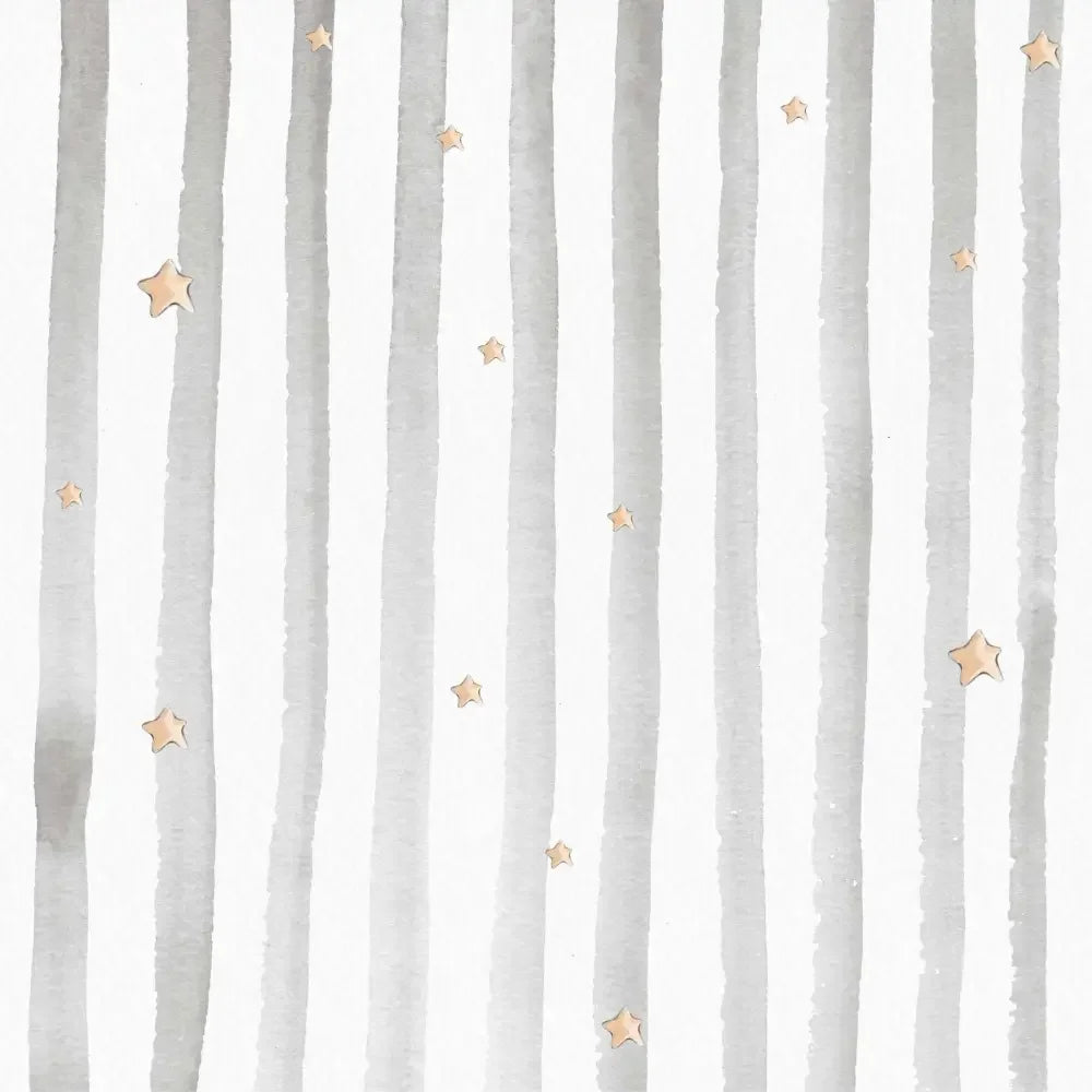 Papel Pintado RAYA ACUARELA SDC-UV-002 GRIS - Sueños de Cigueña