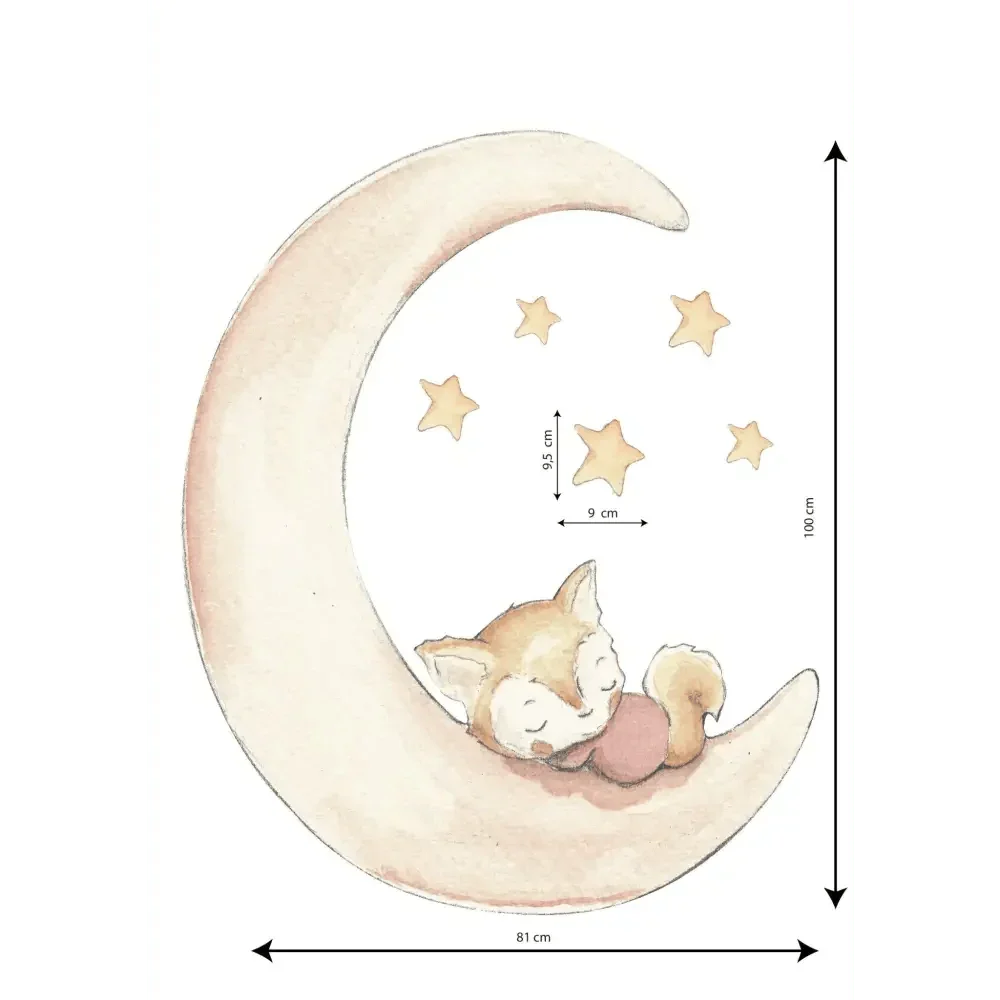Vinilo Decorativo Infantil Ardillas CHIPMUNK - Sueños de Cigueña