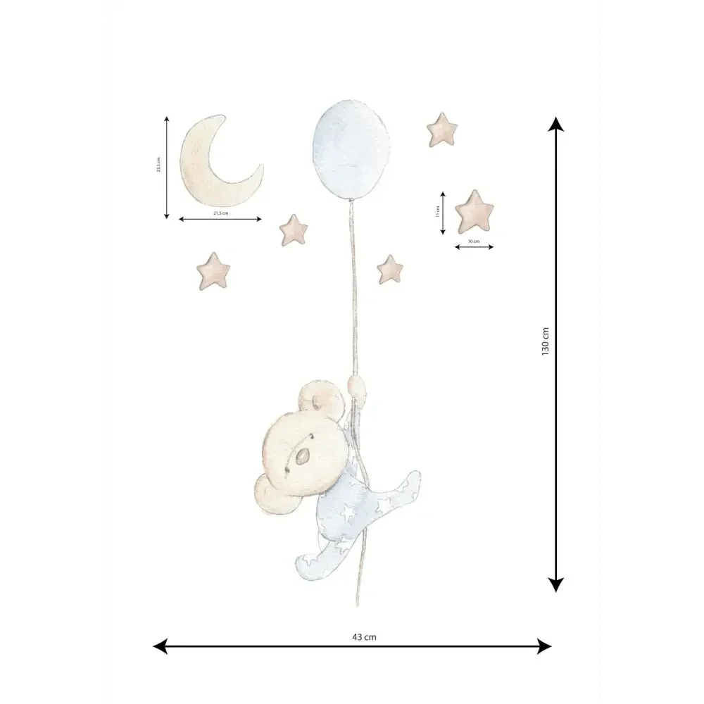 Vinilo Decorativo Infantil BALLOON BOY - SUEÑOS DE CIGUEÑA - Sueños de Cigueña