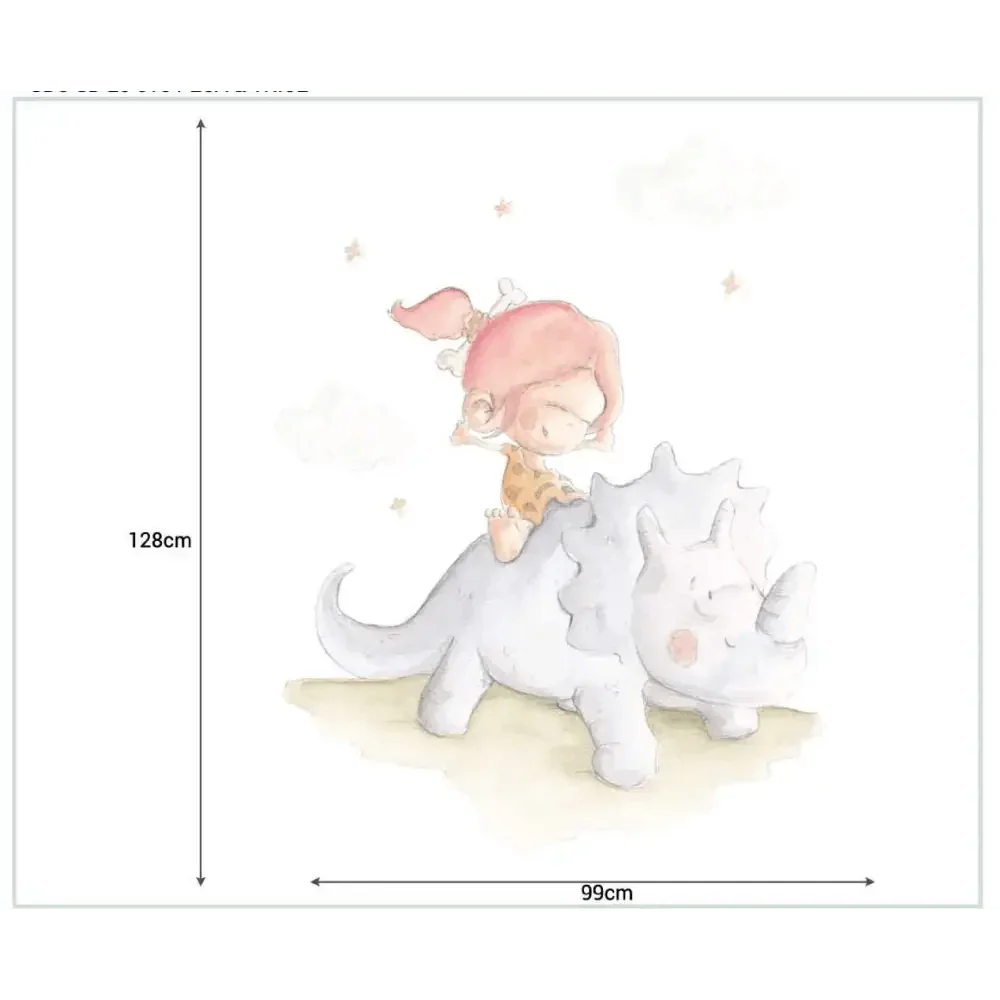 Vinilo Decorativo Infantil Dinosaurio PECA & TRICE - Sueños de Cigueña