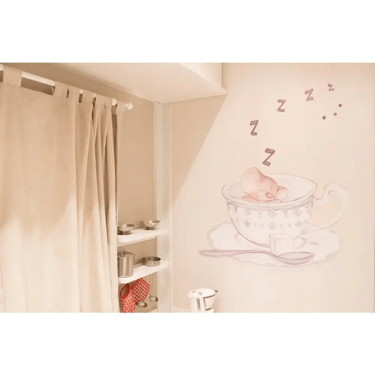 Vinilo Decorativo Infantil LA TACITA - Sueños de Cigueña