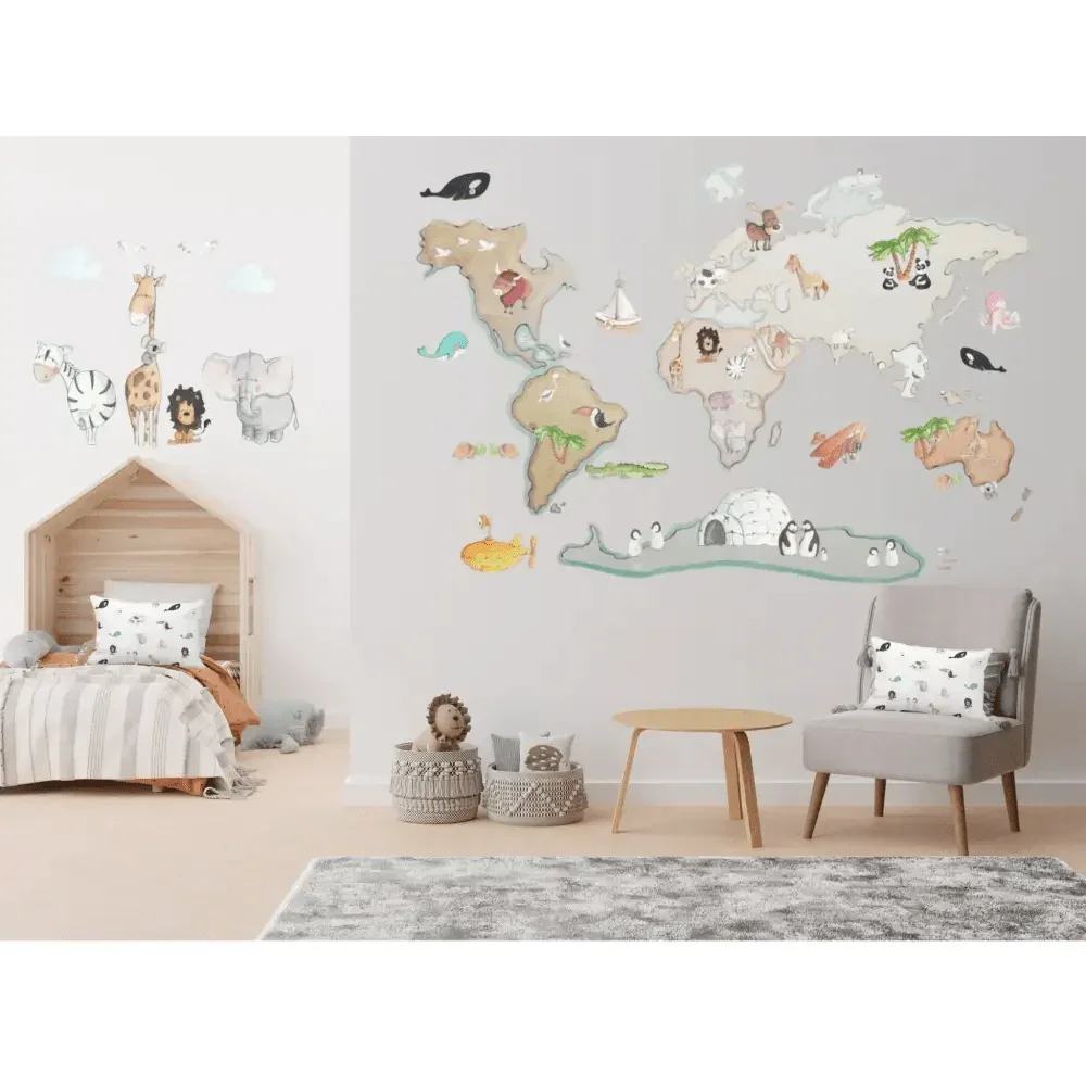 Vinilo Decorativo Infantil MADAGASCAR - SUEÑOS DE CIGUEÑA - Sueños de Cigueña