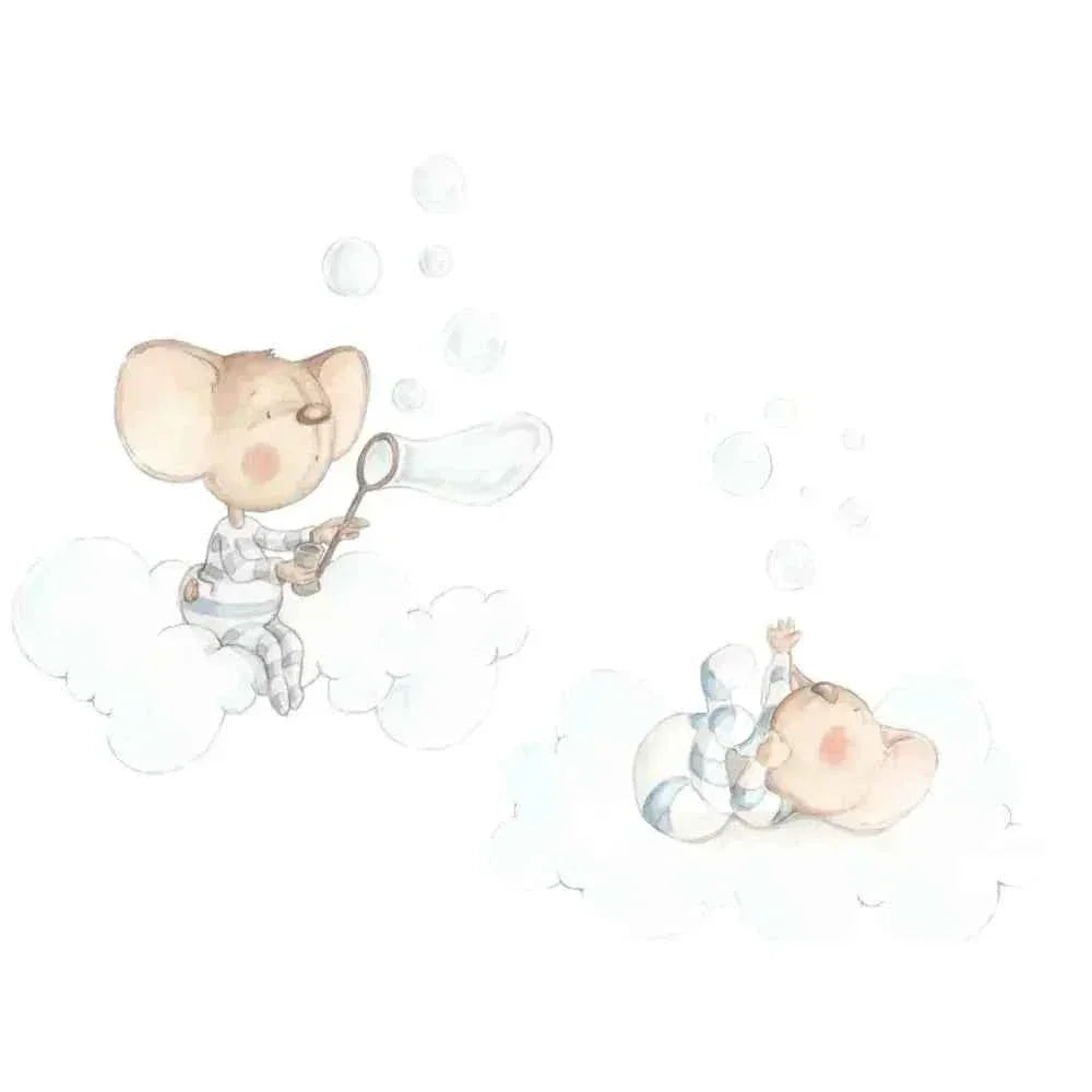 Vinilo Decorativo Infantil MIS POMPITAS DE JABON para Decorar en Casa - Sueños de Cigueña