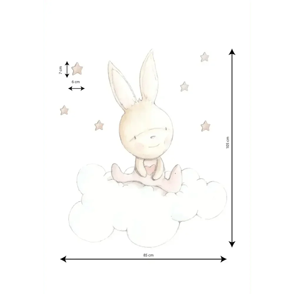 Vinilo Decorativo Infantil PINK DREAMS - SUEÑOS DE CIGUEÑA - Sueños de Cigueña