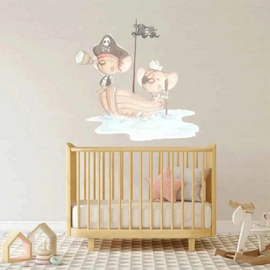 Vinilo Decorativo Infantil PIRATAS - Sueños de Cigueña