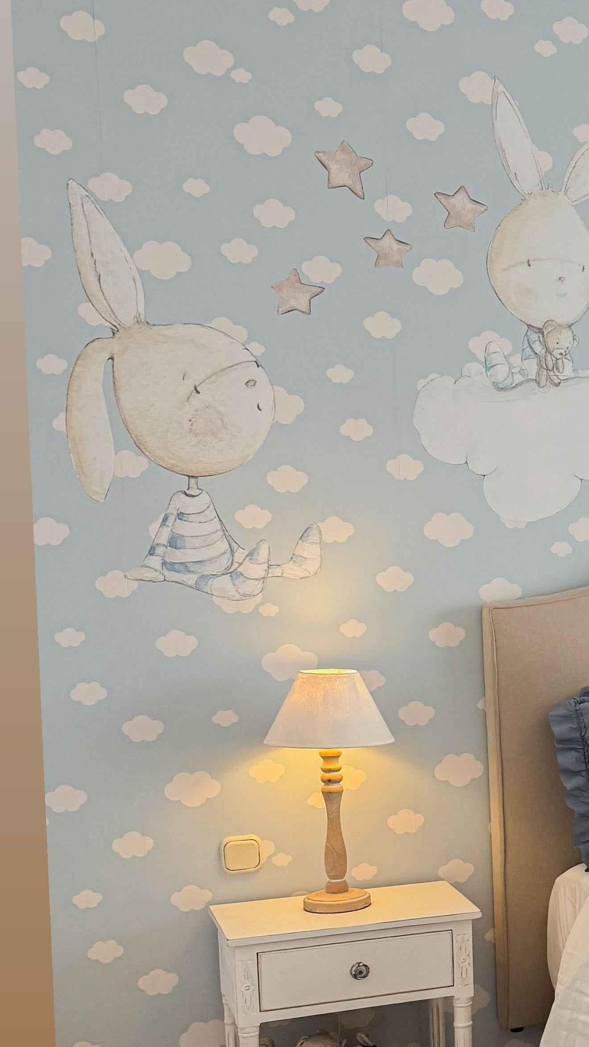 Vinilo Decorativo Infantil TWIN RABBIT - Sueños de Cigueña